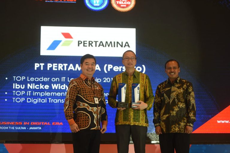 Dirut Pertamina Dinobatkan Sebagai Top Leader In Leadership 2018