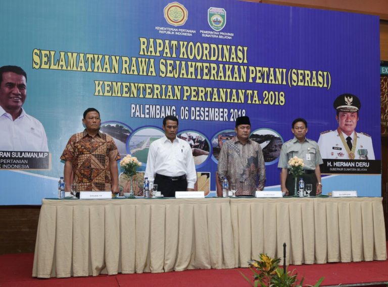 Menteri Amran Serukan Pengawalan Program Optimalisasi Lahan Rawa