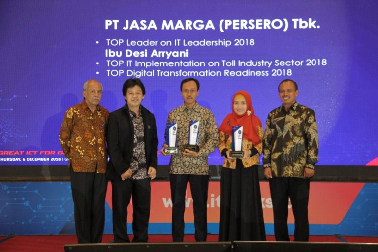 Jasa Marga Borong Tiga Penghargaan Bidang Teknologi dan Informasi