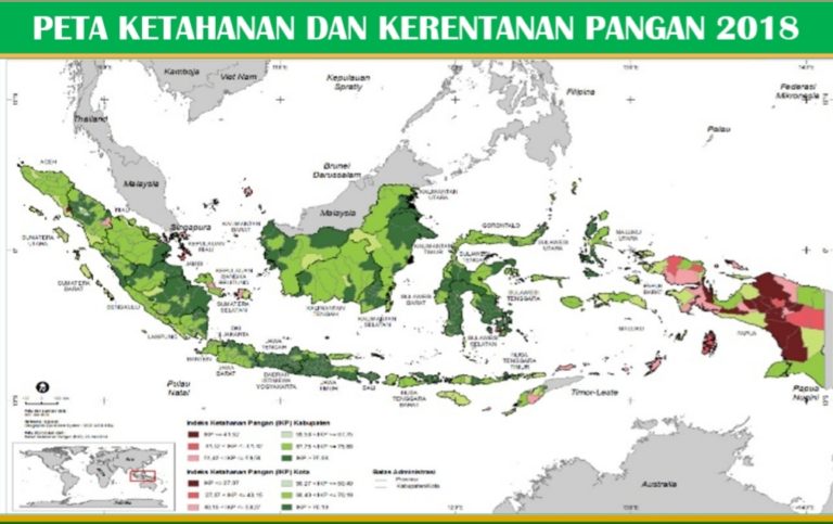 Kepala BKP Kementan : 117 Kabupaten Meningkat Status Ketahanan Pangannya