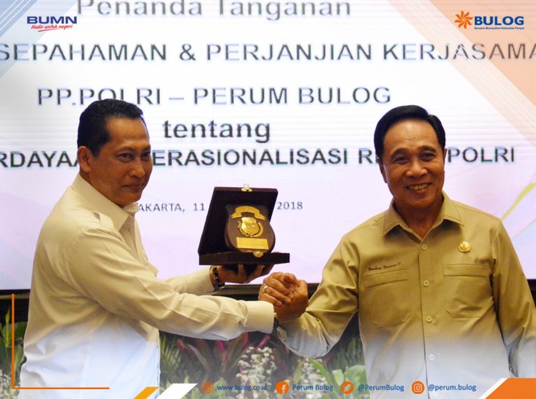 BULOG dan PP POLRI Jalin Kerjasama Pengembangan RPK