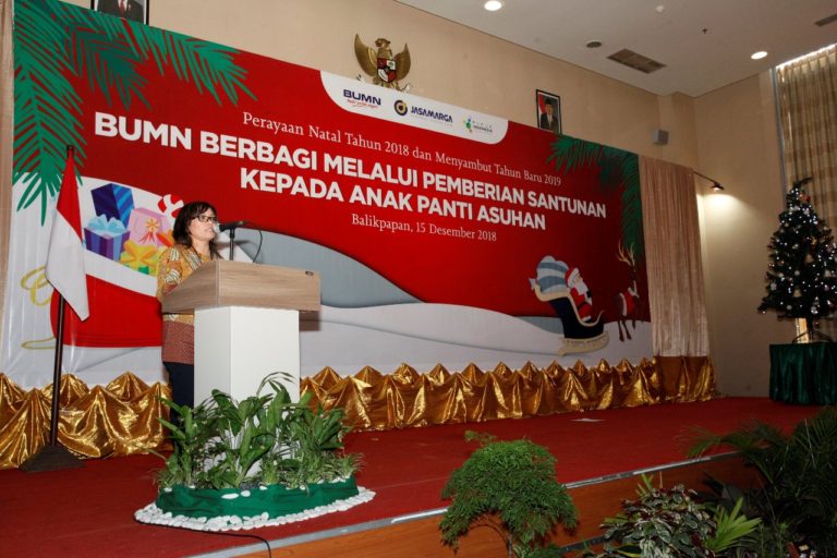 Sambut Nataru, Jasa Marga dan Pupuk Indonesia Salurkan Donasi untuk 500 Anak Yatim di Kaltim