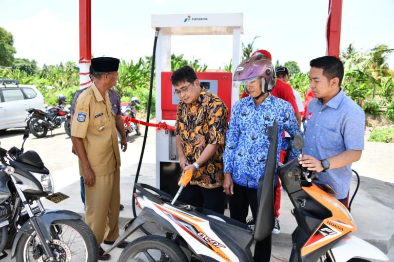 SPBU BBM 1 Harga ke-109 Diresmikan, Harga BBM di Lunyuk Lebih Terjangkau