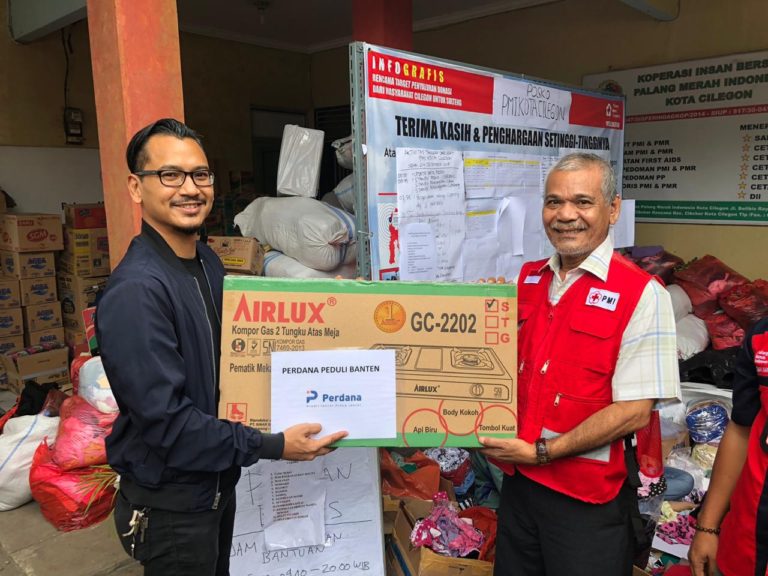 Perdana Penuhi Kebutuhan Dapur Umum Korban Tsunami Banten