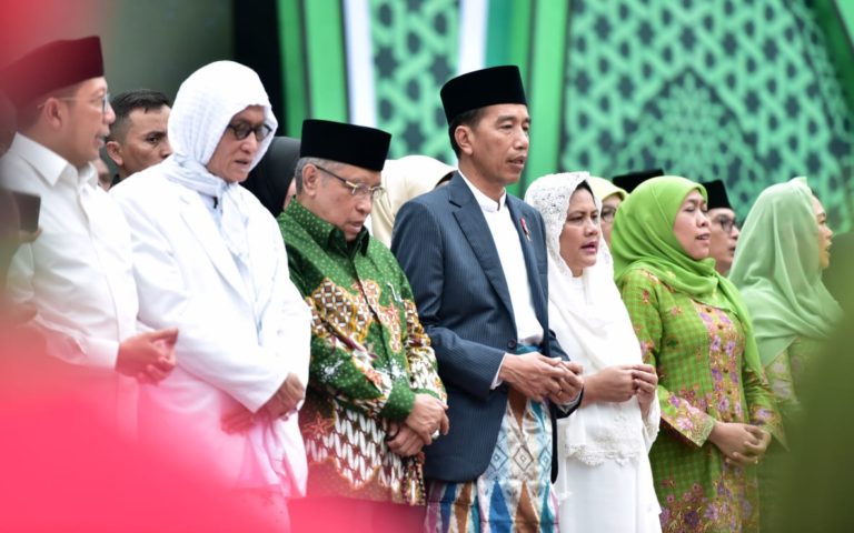 Hadiri Harlah Muslimat NU ke-73, Jokowi: Saya ingin Islam Moderat
