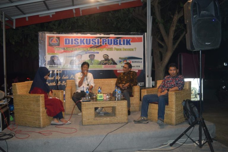 LS-ADI Sulteng soroti Validitas Data Pemilih Pasca Bencana Gempabumi dan Tsunami