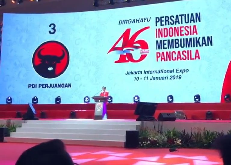 Berkat Suara Adzan, Jokowi Makin Dikagumi di Acara HUT ke-46 PDIP