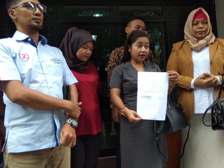 Tim Advokasi Prabowo-Sandi Laporkan Capres Petahana ke Bawaslu DKI