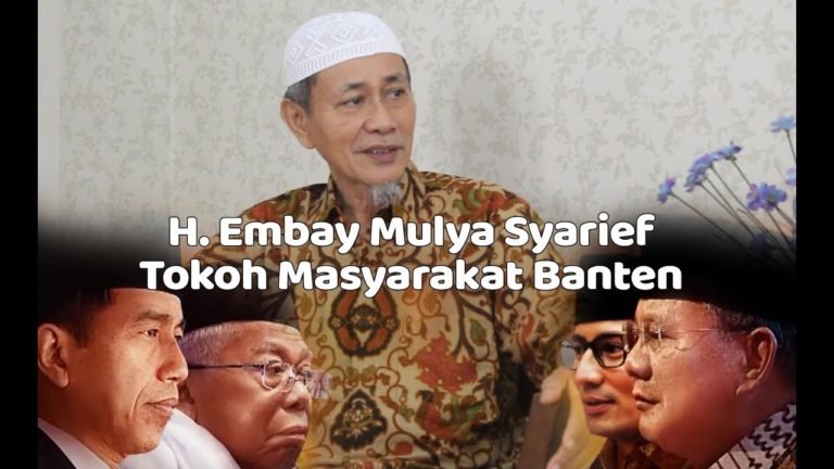 Blak-blakan Tokoh Banten soal Ma’ruf Amin di Pilpres 2019