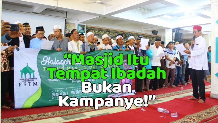 Forum Takmir Tolak Politisasi Masjid