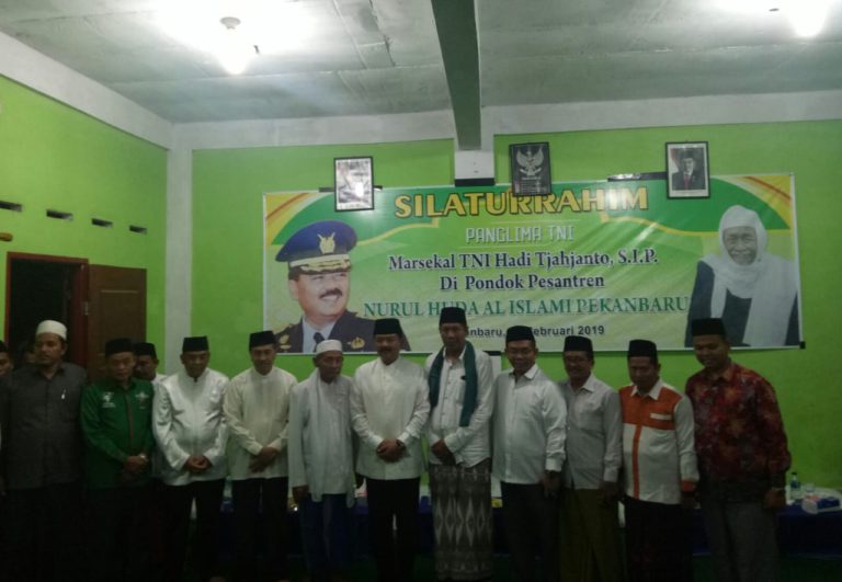 Temui Ulama Riau, Panglima TNI ajak Sukseskan Pemilu Damai
