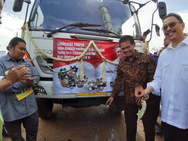 Kementan Lepas Ekspor Manggis Purwakarta ke Tiongkok 3.010 Ton
