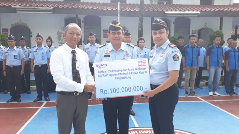 Peroleh Dana CSR BRI, Rutan Rangkasbitung Janji Perbaiki Sarana Pelayanan