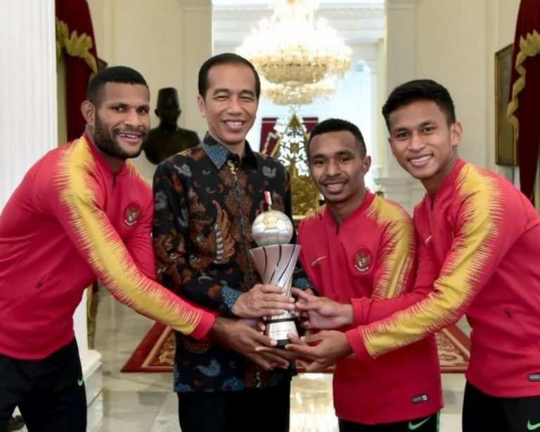 Terima Timnas U-22, Jokowi Bicara soal Sepak Bola Tanah Air