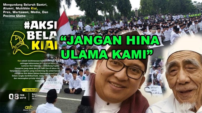 Protes Puisi Fadli Zon, Santri di Kudus gelar Aksi Bela Kiai