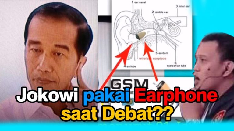 Bantahan telak Jokowi gunakan Earphone di Debat Pilpres II