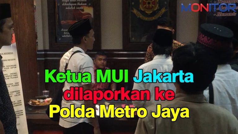 Ketua MUI Jakarta dilaporkan ke Polda Metro Jaya