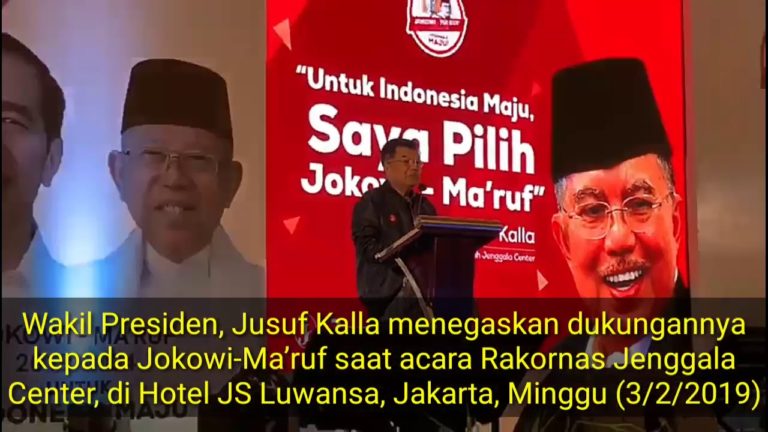 Jusuf Kalla: Mungkin Jokowi Bukan Yang Terbaik