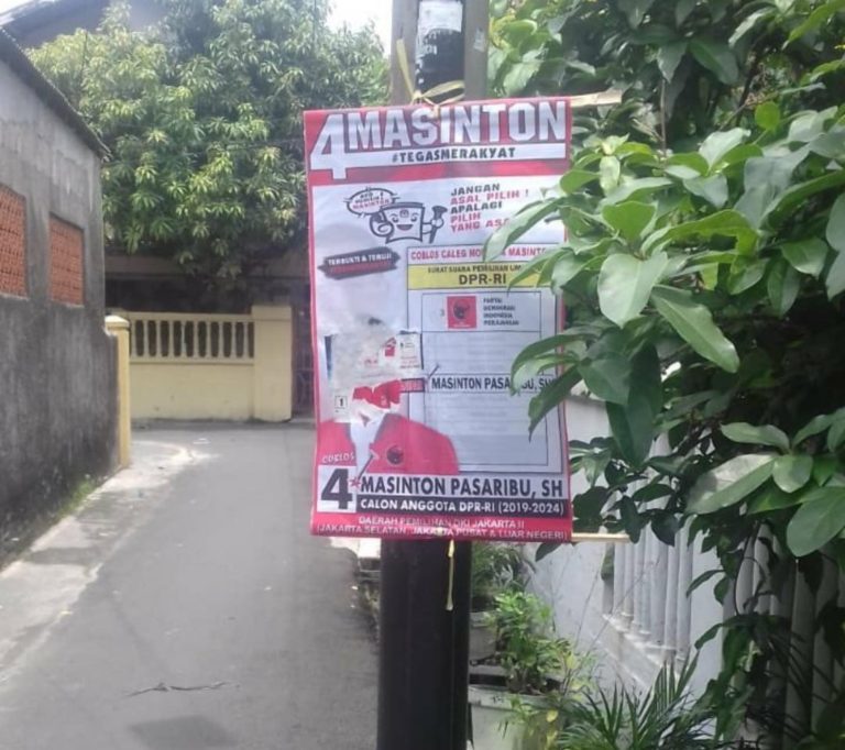 Pasang Poster Kampanye Sembarangan, PSI Balik Tegur Masinton