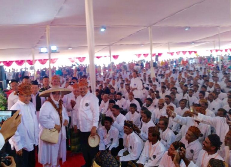 Maklumat Tradisi Riungan Gede Sabaki Kabupaten Lebak: Dukung Program Pemerintah Indonesia Maju