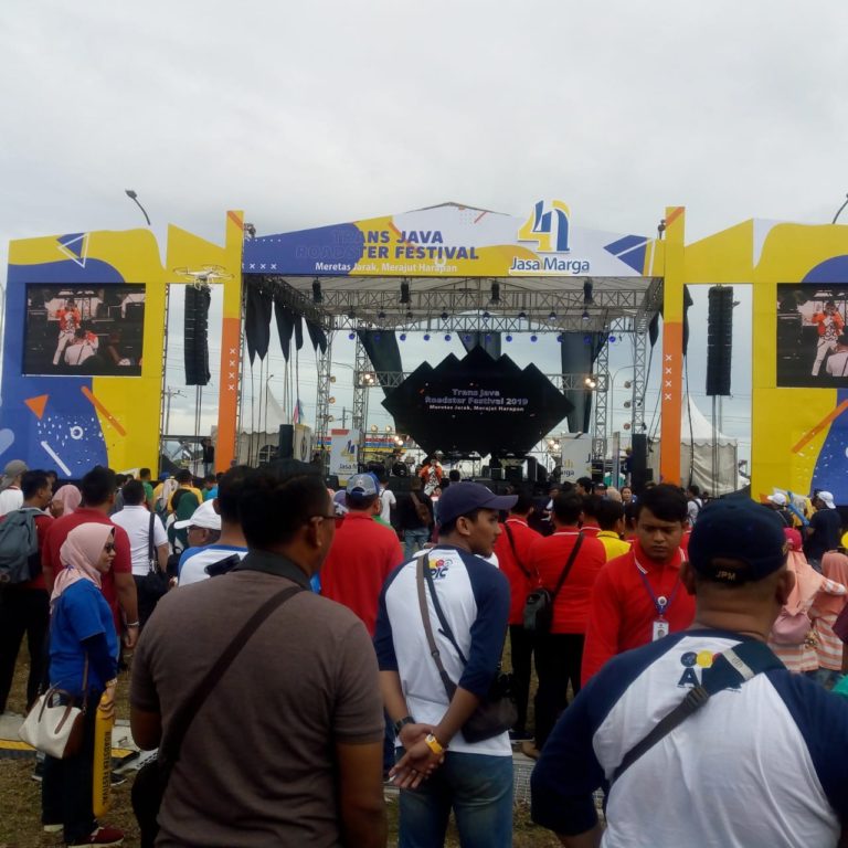 Trans Java Roadster Festival 2019, Dirut Jasa Marga Sapa Ribuan Karyawan yang Hadir