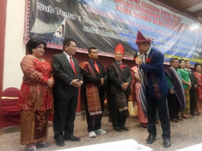 Ferry Batara terima Pengukuhan Caleg Utusan dan Doa Marga Silahisabungan se-Bekasi