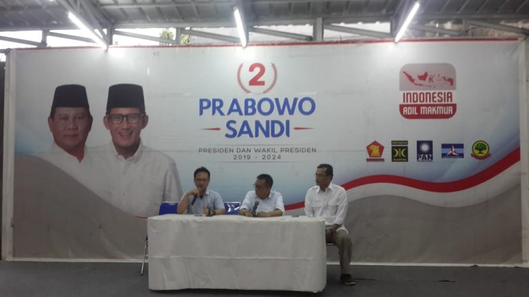 Seknas Prabowo-Sandi Siapkan Tim Advokasi di Tiap Kelurahan