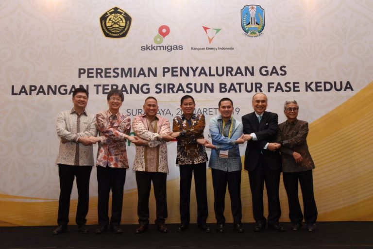 Jonan Resmikan Tambahan Pasokan Gas untuk Jawa Timur