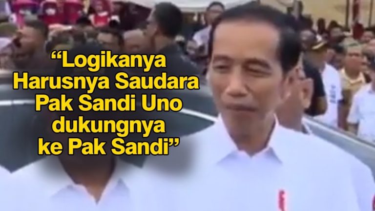 Tanggapan Jokowi Terkait Keluarga Uno yang Mendukungnya