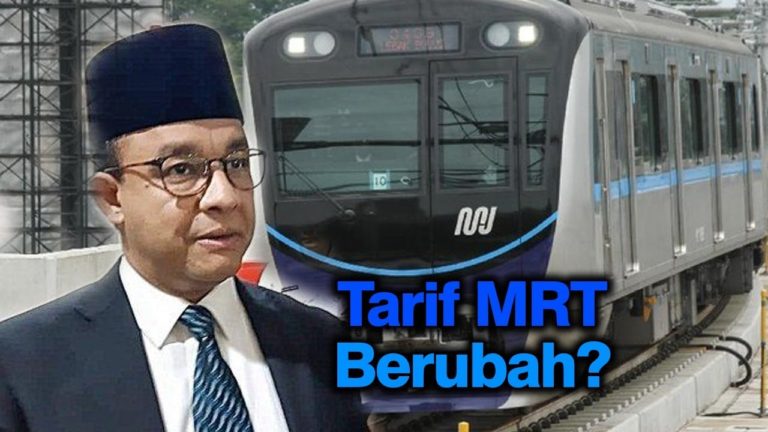 Anies Baswedan Ubah Penetapan Tarif MRT Jakarta