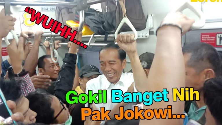 Surprise! Jokowi berdesak-desakan naik KRL Commuter Line ke Bogor