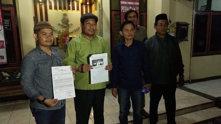 Hina Kiai Ma’ruf di Medsos, GP Ansor Indramayu Laporkan Welly ke Polres