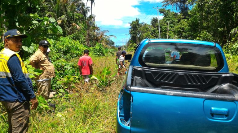 Kemendas PDTT Membangun Jalan Non Status Desa di Halmahera Selatan