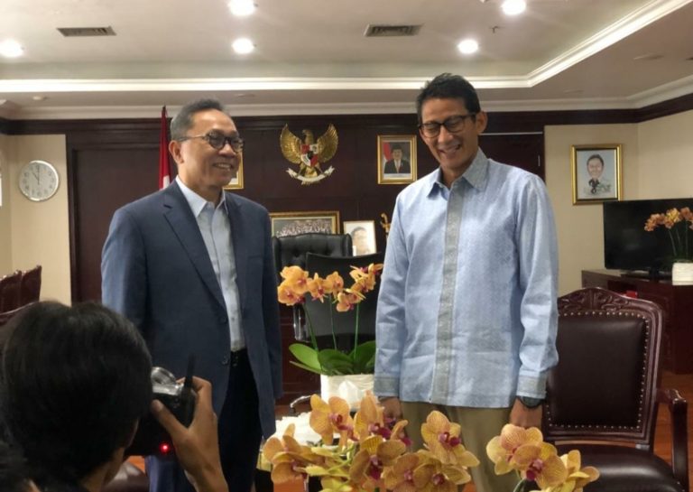Sambangi Ketua MPR RI, Ini Pesan Zulhas ke Sandiaga Uno