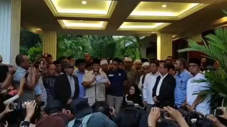 Pidato Deklarasi “Kemenangan” Prabowo-Sandi