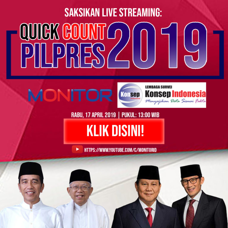 Live Streaming Hitung Cepat Pilpres 2019