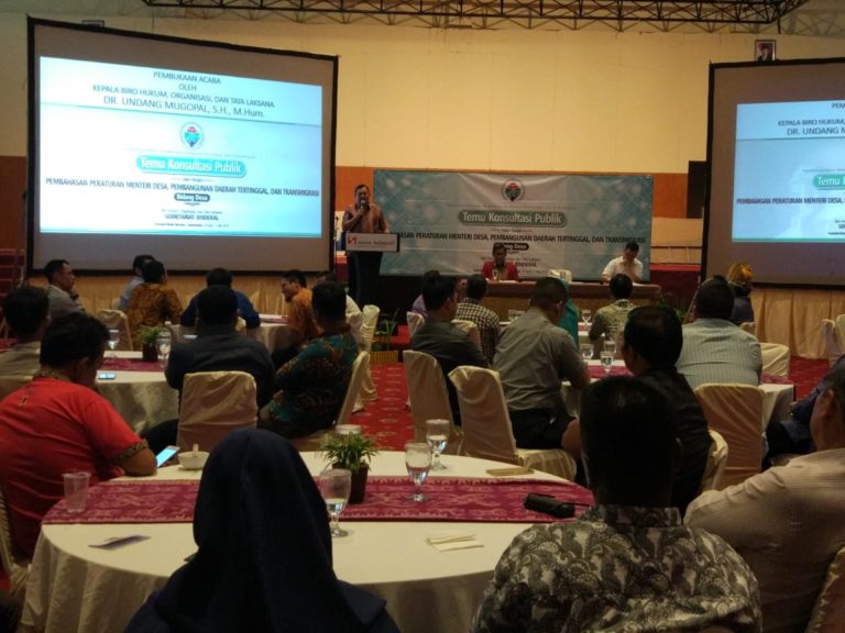 Tampung Aspirasi, Kemendes PDTT Gelar Temu Konsultasi Publik P3MD di Samarinda