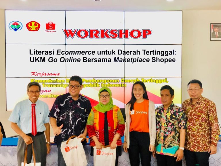 Gandeng Shopee, Kemendes gelar Workshop Literasi e-Commerce di Untad Palu