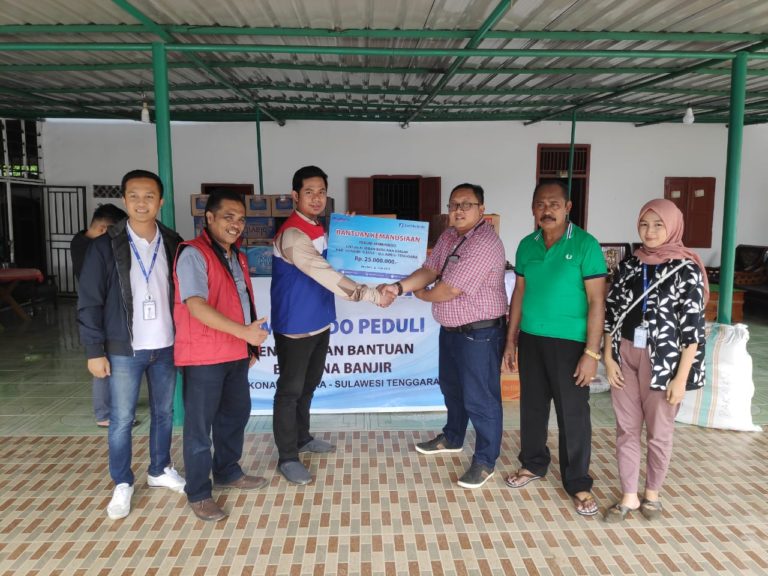 Pertamina Pimpin Penyaluran Bantuan untuk Korban Banjir Konawe