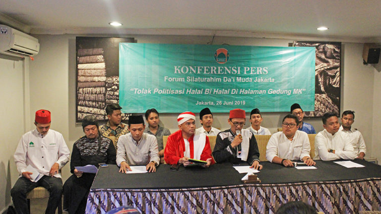 Halal Bihalal di MK Berbau Kepentingan, Forum Da’i Muda Kecam Politisasi Agama