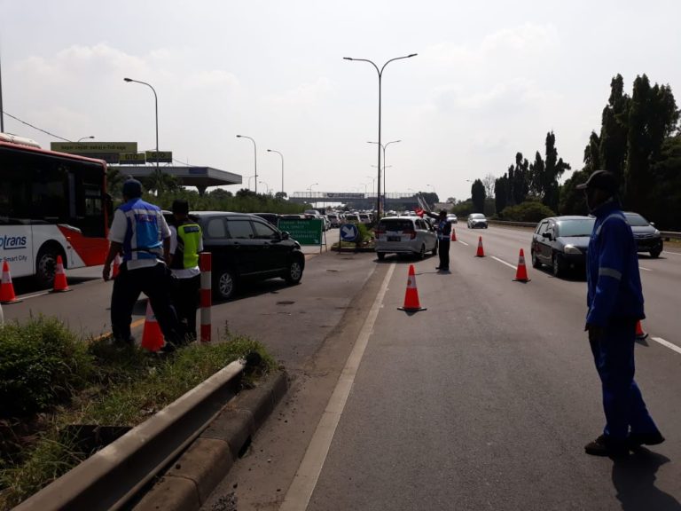 Jasa Marga Berlakukan Contraflow dari Jati Asih Menuju Off Ramp Kalimalang