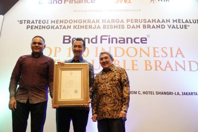 Jasa Marga Masuk Jajaran Top 100 Most Valuable Brands 2019