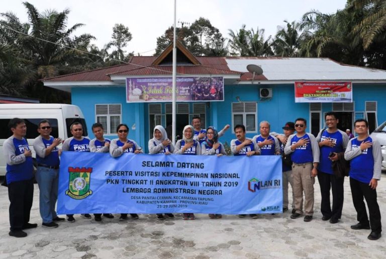 Jadi Tempat Visitasi Kepemimpinan Nasional, Begini Harapan Kades Cermin Kampar