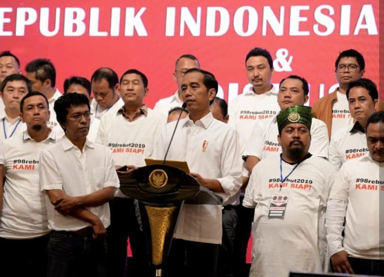 Dihadapan Aktivis 98, Jokowi Tegaskan tak punya Beban Lima Tahun Kedepan