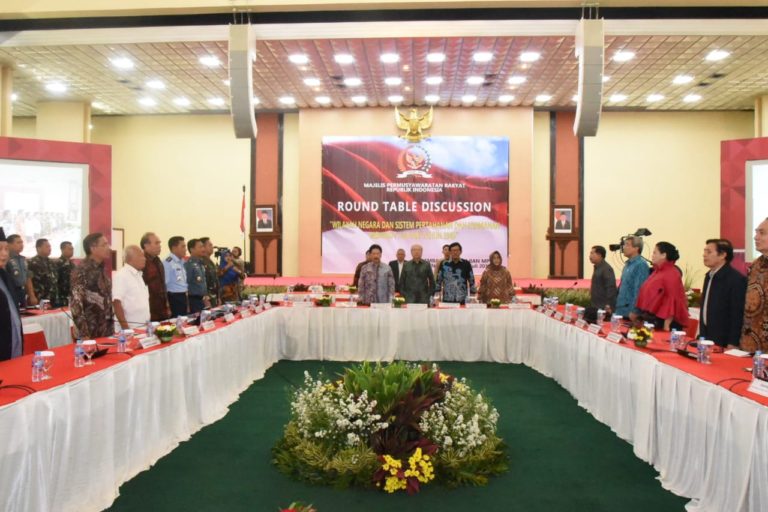 Gelar Round Table Discussion, Bahas Wilayah Hingga Hankam Sesuai Konstitusi