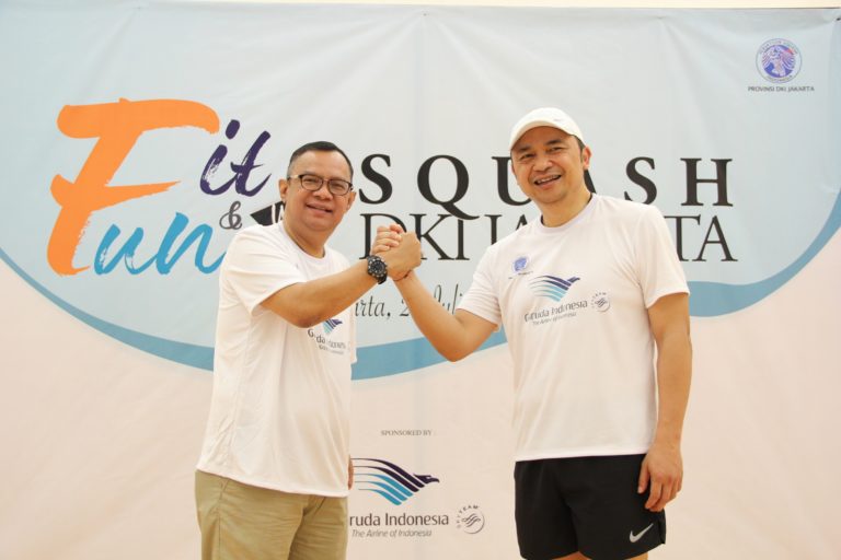 Garuda Indonesia Dukung Pengembangan Atlet Squash DKI Jakarta