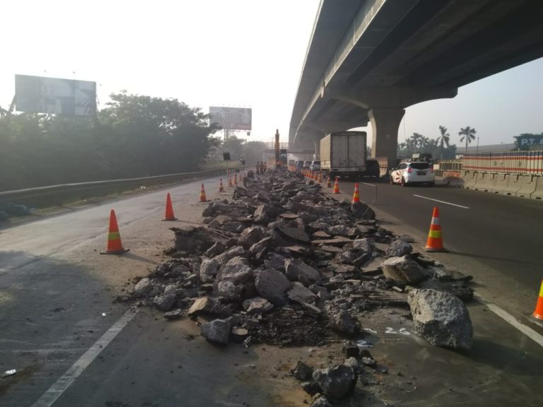 Jasa Marga Cabang Jakarta-Cikampek Kembali Lakukan Rekonstruksi Jalan Tol