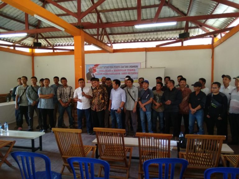 7 Kampung di Desa Ciderum Galang Dukungan untuk H Asep Setiawan