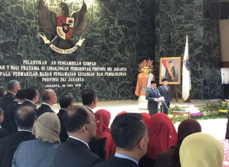 Anies Kembali Lantik Pejabat di Lingkungan Pemprov DKI
