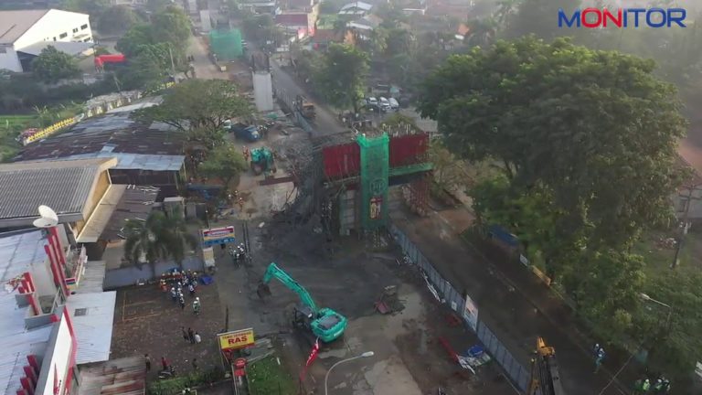 Kronologi Tumpahnya Cor Beton Proyek Tol BORR